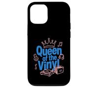 Queen Of The Vinyl Records Collection Music Lover Musician Case for iPhone 12/12 Pro