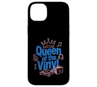 Queen Of The Vinyl Records Collection Music Lover Musician Case for iPhone 14 Plus