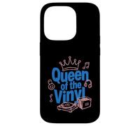 Queen Of The Vinyl Records Collection Music Lover Musician Case for iPhone 14 Pro