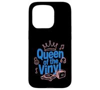 Queen Of The Vinyl Records Collection Music Lover Musician Case for iPhone 15 Pro