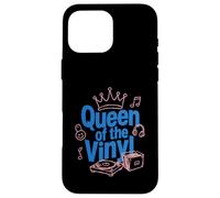 Queen Of The Vinyl Records Collection Music Lover Musician Case for iPhone 16 Pro Max
