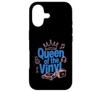 Queen Of The Vinyl Records Collection Music Lover Musician Case for iPhone 17