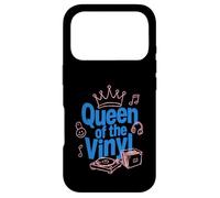 Queen Of The Vinyl Records Collection Music Lover Musician Case for iPhone 17 Pro