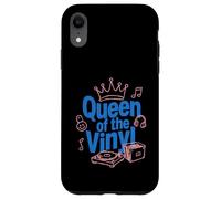 Queen Of The Vinyl Records Collection Music Lover Musician Case for iPhone XR
