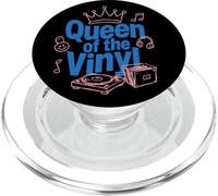 Queen Of The Vinyl Records Collection Music Lover Musician PopSockets PopGrip for MagSafe