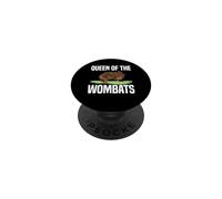 Queen Of The Wombats Australian Animal Lover Cute PopSockets Adhesive PopGrip