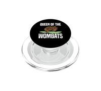 Queen Of The Wombats Australian Animal Lover Cute PopSockets PopGrip for MagSafe
