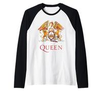 Queen Official Classic Crest Raglan Baseball Tee