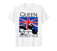 Queen Official Crazy Tour Union Jack T-Shirt T-Shirt