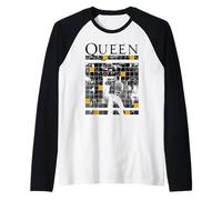 Queen Official Live Concert Blocks Raglan Baseball Tee Raglan Baseball Tee