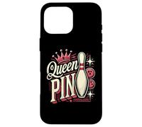 Queen Pin Shirt Bowler Bowling League For Bowling Queens Case for iPhone 16 Pro Max