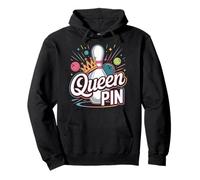 Queen Pin Shirt Bowler Bowling League For Bowling Queens Pullover Hoodie