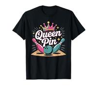 Queen Pin Shirt Bowler Bowling League For Bowling Queens T-Shirt