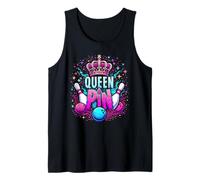 Queen Pin Shirt Bowler Bowling League for Bowling Queens Tank Top