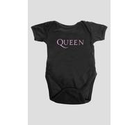 Queen Pink Band Logo Baby Grow - Medium (6 - 9 months)