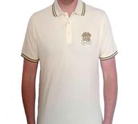 Queen Polo shirt -S- Crest Logo Cream
