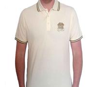 Queen Polo shirt -S- Crest Logo Cream