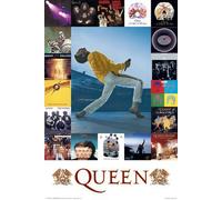 Queen Poster Album Covers Collage Rare HOT 24X36