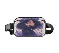 Queen Purple Fashion Fanny Pack Waist Bag for Men Women Multipurpose Sling Bag Travel Essential with Adjustable Strap for Travel Shopping Running, Aesthetic Fighting Fish, One Size