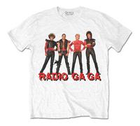 Queen Radio Ga Ga T-Shirt in White | Size: Small Queen White S