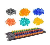 Queen Rearing Kit, 15 Bee Cell Cups & Frame Holder, Color-Coded Plastic Grafting Kit for Beekeeping, Beekeeping Supplies