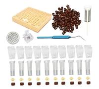 Queen Rearing Kit Complete Beekeeping Starter Kit Including Queen Rearing Box, Cell Cups, Beekeeping Moving Grafting Tools Excluder, Perfect for Beekeeper