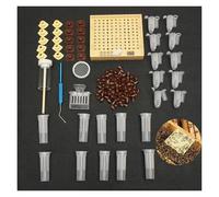 Queen Rearing Kit, Complete Beekeeping Tool Set With Durable Queen Cage And Protective Covers, Essential For Hive Management And Bee Colony Control, Apiary Supplies