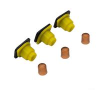 Queen Rearing Kit for Beekeeping - 100x Brown Cell Cups, Battery Cup Holders, Cell Rod Holders & Curler Cages - Plastic Bee