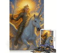 Queen Riding A Winged Unicorn Jigsaw Puzzle 1000 Piece for Adults Logic Boost Toy Together Fun Premium Edge Stylish Gift (38x52cm)