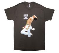 Queen Rock Montreal T-Shirt in Grey | Size: XL Queen Grey XL