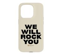 Queen Rock You Block Text Case for iPhone 15 Pro