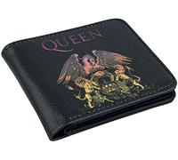 Queen Unisex's Classic Crest Accessory-Travel Wallet, Black, Standard