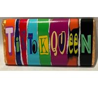 Queen, rude, Novelty, funny, themed Chocolate Bar gift.For Christmas, Birthdays, Easter and Valentines. Friends, family and work colleague. (One Size, Dark Chocolate)