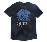 Queen - Shield T-Shirt for Boys/Girls, black, blue, 5-6 Years
