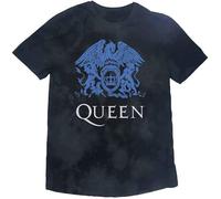 Queen - Shield T-Shirt for Boys/Girls, black, blue, 9-10 Years