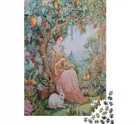 Queen Sitting in Her GardenPuzzles 1000 Pieces for Adults for Adults 1000 Piece Puzzle Educational Challenge Games Home Decoratio