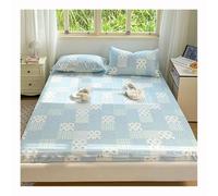 Queen Size Japanese Cotton Futon Mattress Cover with ZipperDustproof Printed Protector for 180x200cm (71x79in) Floor FutonPerfect for Dormitory and Home Use