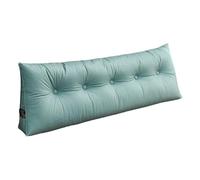 Queen Size Triangle Wedge Pillow Headboard - Light Blue Bed Backrest for Sofa, Living Room, Bay Window & Bedroom - 31.5"x7.87"x19.7" Reading Support Pillow