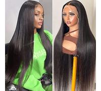 Queen Story Lace Front Wig 30 Inch Human Hair Pre Ripped with Baby Hair 13x4 Front Wigs Straight Human Hair