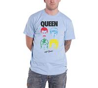 (M, Light Blue) Queen Hot Space T Shirt