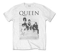 Queen - T-Shirt # L Unisex White # Stairs