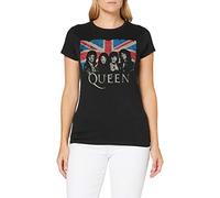 Queen - T-Shirt # Xxl Ladies Black # Union Jack Vintage