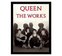 Queen The Works Framed Poster in White Queen White