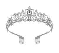 Queen Tiaras Crystal Headpiece for Bride Winning Headband for Wedding and Party