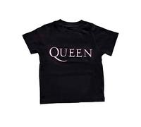 Queen Toddler T Shirt Pink Band Logo Official Black 12 Months to 5 yrs 24 Mois