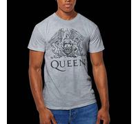 Queen Unisex T-Shirt: Crest (Dip-Dye) (Medium)