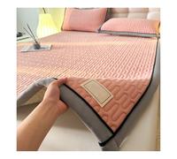 Queen Velvet Japanese Futon MattressThick Portable Floor Bed Foldable Sleeping Pad for Adults Guest & Dorm Use90x190cm (35x75in) Double/King/Twin