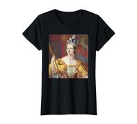 Queen Victoria Portrait T-Shirt, Women, Black, Medium