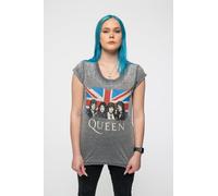 Queen Vintage Union Jack Burnout T Shirt - XXL