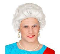 Widmann W MILANO Party Fashion 51640 - Wig Queen, Grey, Queen, Nobility, Theme Party, Carnival